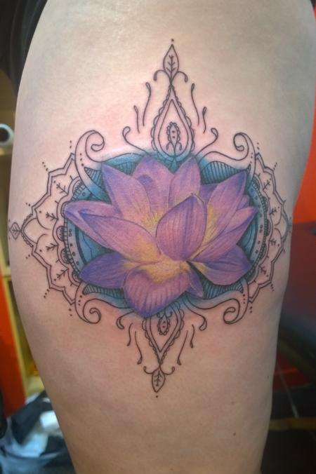 Tattoos - Lotus Color Tattoo  - 111914