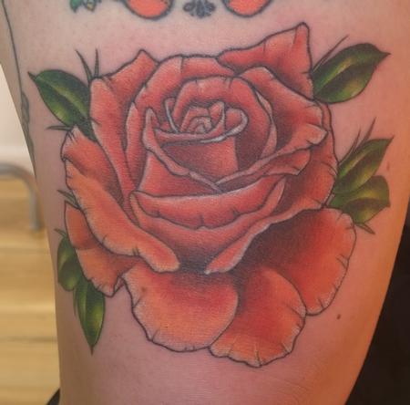 Tattoos - Beautiful Feminine Rose Tattoo - 120653