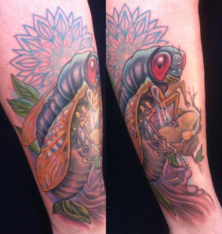 Tattoos - Cicada Molting Tattoo - 89392