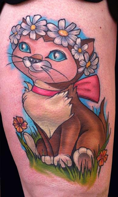 Tattoos - Dinah Cat Tattoo - 89393