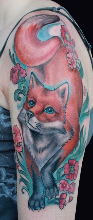 Tattoos - Fox Tattoo - 89390