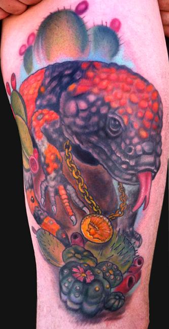 Tattoos - Gila Monster tattoo - 70345