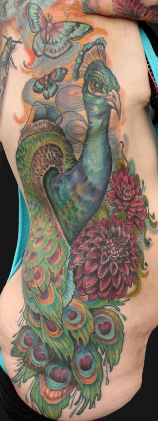 Tattoos - Peacock tattoo - 70346