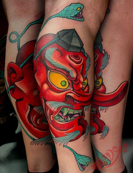 Tattoos - Tengu mask  - 146686