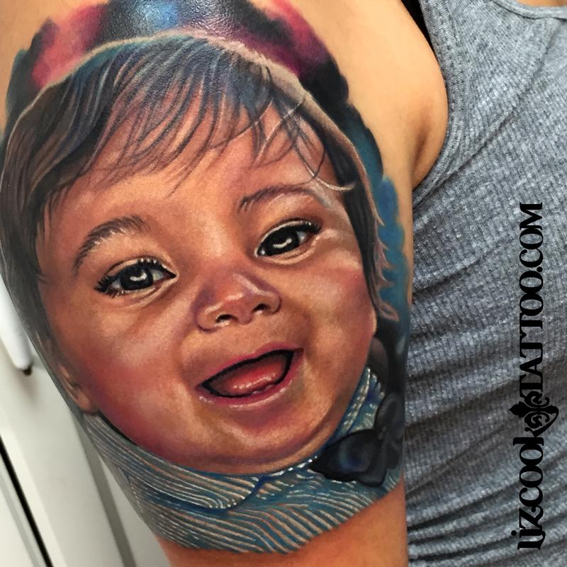 Noah Color Portrait by Liz Cook: TattooNOW