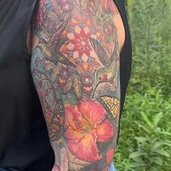 Tattoos - Nature Floral Sleeve - 146514