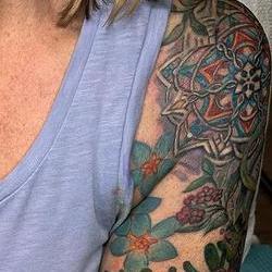 Geometric Floral Bodyset Tattoo Design Thumbnail