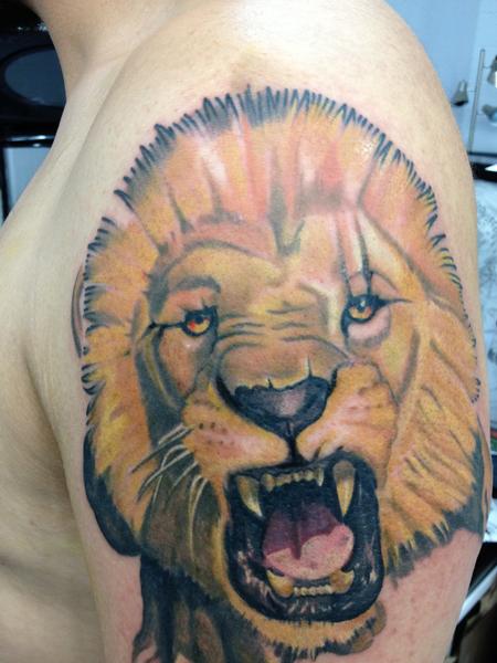 Tattoos - lion - 87392