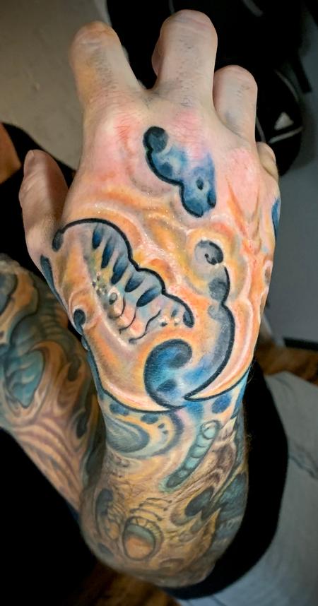 Tattoos - Biomech hand tattoo - 146980