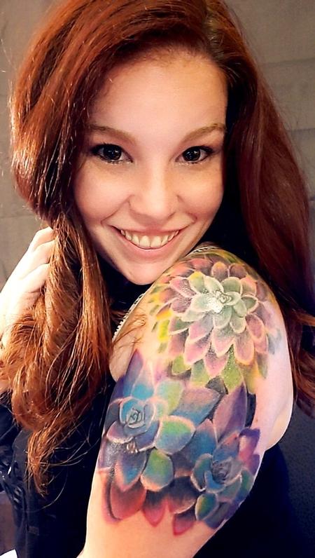 Tattoos - Foxy Succulents - 141810