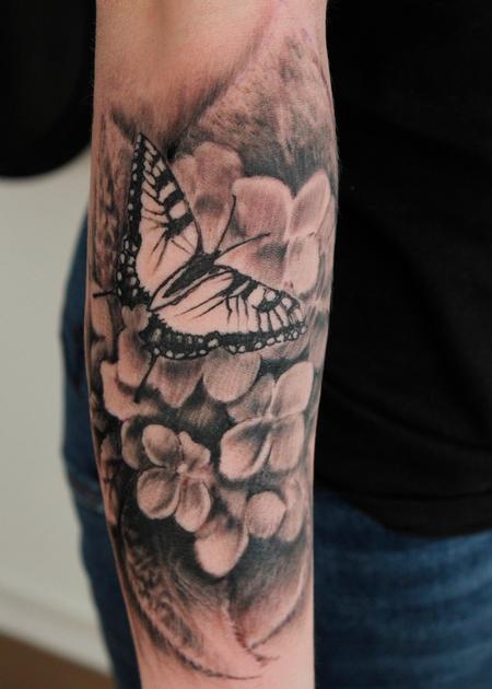 Tattoos - Hydrangea  - 141494