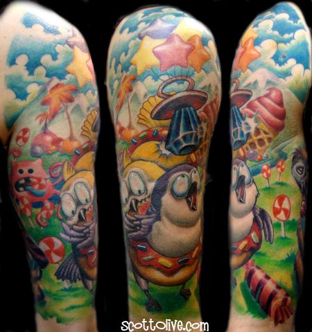 Tattoos - Sugar Birdies - 70897