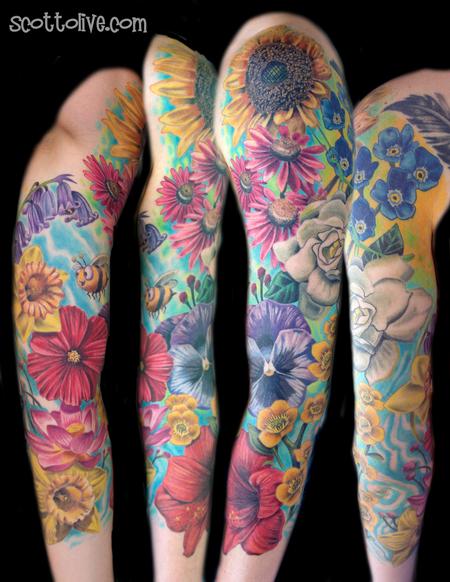 Tattoos - Flowers - 108251