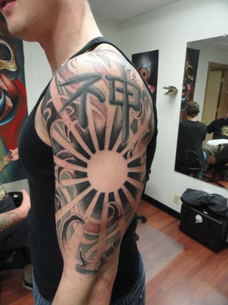 Tattoos - Custom sun rays - 77774