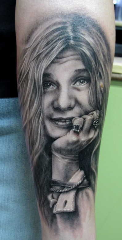 Janice Joplin by Stefano Alcantara: TattooNOW