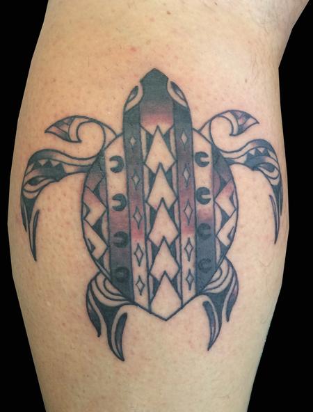 Tattoos - Polynesian Turtle - Honu - 94972