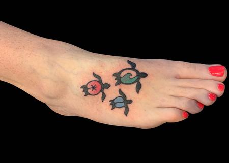 Tattoos - Petroglyph Turtles - 139779