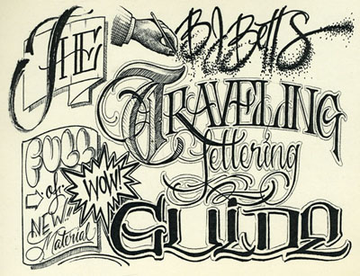 The BJ Betts Traveling Lettering Guide Tattoo Education