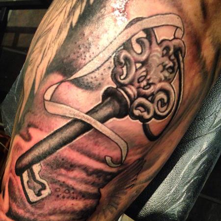 Tattoos - Skeleton Key Tattoo  - 88800