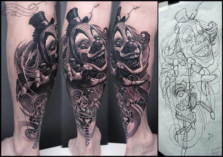 Tattoos - Clown - 69507