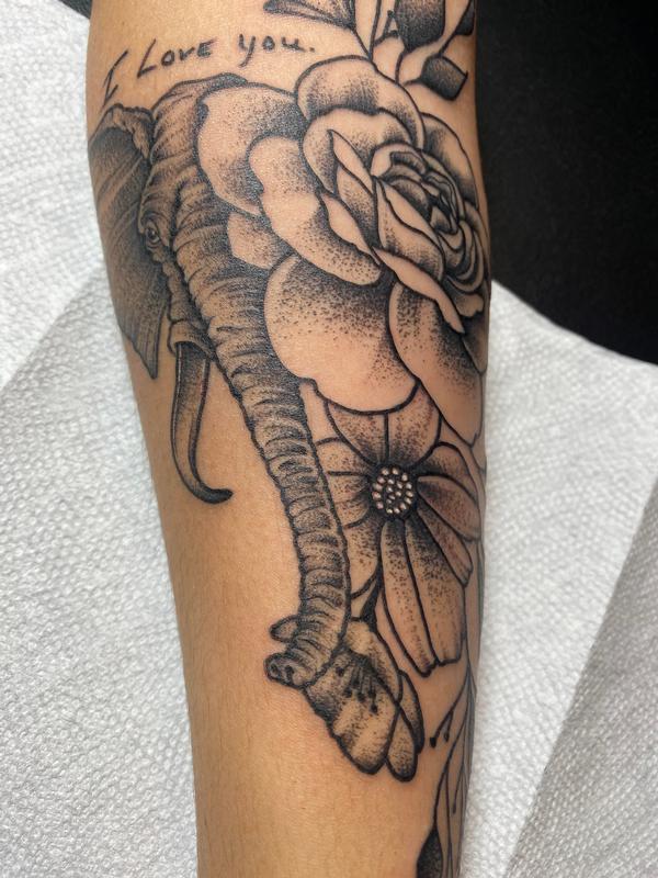 Feminine Elephant tattoo idea  Elephant tattoos Mandala elephant tattoo  Mandala tattoo sleeve women