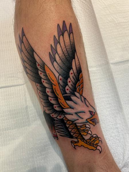 Kenel Figueroa - Eagle tattoo 