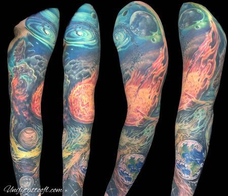 Tattoos - Space sleeve - 138910
